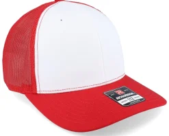 112 Alternate White/Red Trucker - Richardson