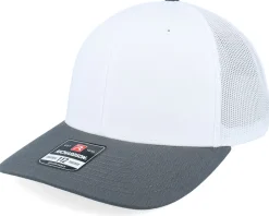 112 Combination White/Red Trucker - Richardson