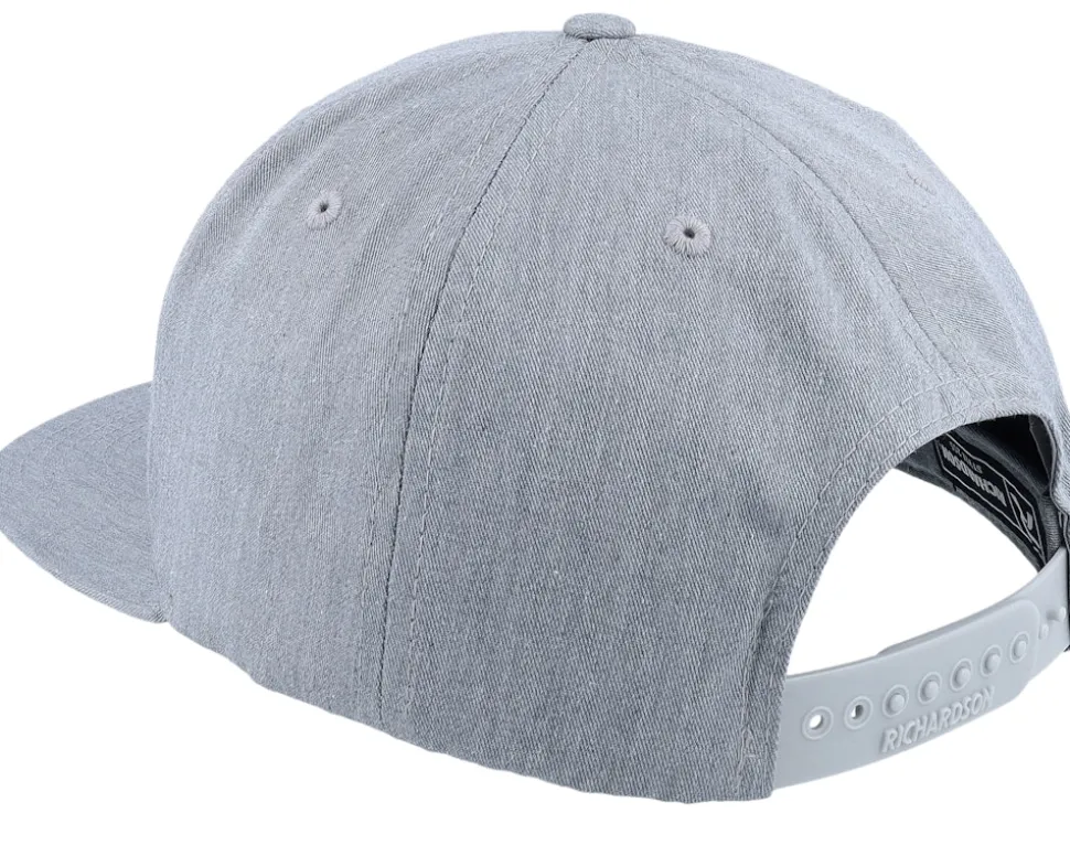 255 Heather Grey Snapback - Richardson