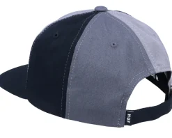 99 Logo 6 Panel Hat Black Strapback - HUF