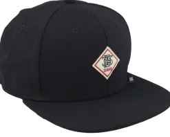 6 Panel Cap Mon Djinns Black Snapback - Djinns