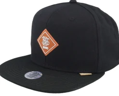 6 Panel Cap Sunnyfab Black Snapback - Djinns