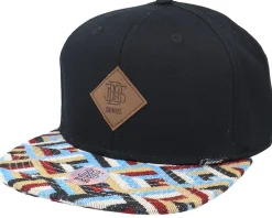 6 Panel Cp Tritri Rev. Black Snapback - Djinns