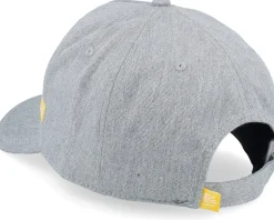 6 Panel Curved Visor Island Grey A-Frame Adjustable - Coastal