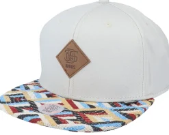 6 Panel Snapback Cp Tritri Rev. Light Grey - Djinns