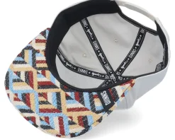 6 Panel Snapback Cp Tritri Rev. Light Grey - Djinns