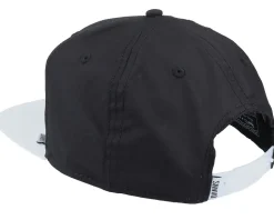6 Panel Snapback P-Seersucker Black Snapback - Djinns