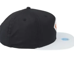 6 Panel Snapback P-Seersucker Black Snapback - Djinns