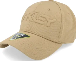 6 Panel Stretch Hat Embossed Coyote Flexfit - Oakley