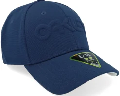 6 Panel Stretch Hat Embossed Team Navy Flexfit - Oakley
