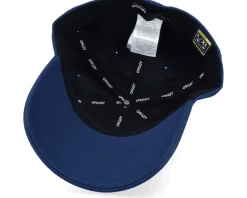 6 Panel Stretch Metallic Hat Team Navy Flexfit - Oakley