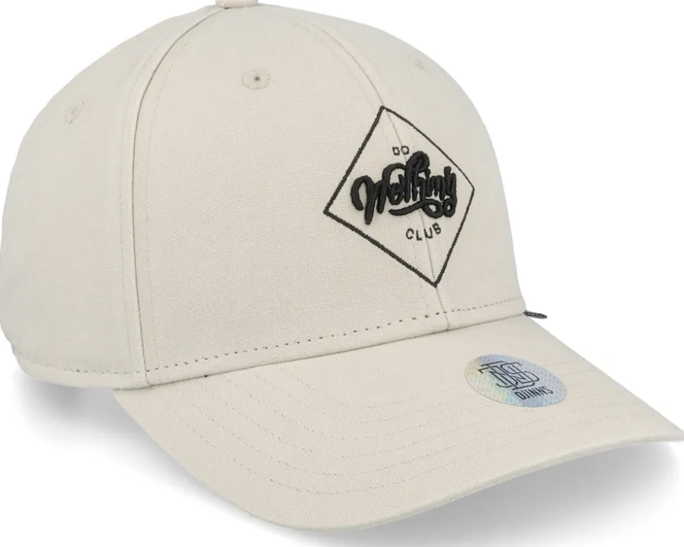 6 Panel Truefit Cap Washed & Sanded Stone Adjustable - Djinns