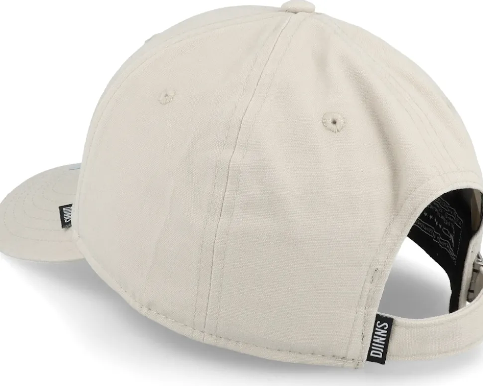 6 Panel Truefit Cap Washed & Sanded Stone Adjustable - Djinns