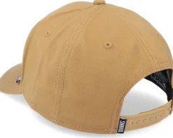 6 Panel Truefit Dnc Sanded Canvas Brown Adjustable - Djinns