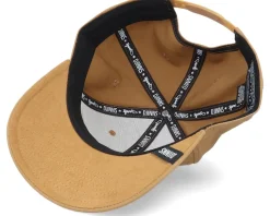6 Panel Truefit Dnc Sanded Canvas Brown Adjustable - Djinns