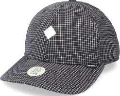 6 Panel Truefit Needle Check Plate Black Adjustable - Djinns