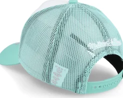 1996 San Antonio All Star Weekend White/Teal Trucker - Mitchell & Ness