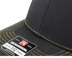 112 Split Black/Gold Trucker - Richardson