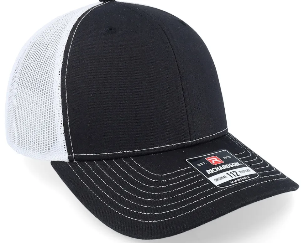 112 Split Black/White Trucker - Richardson