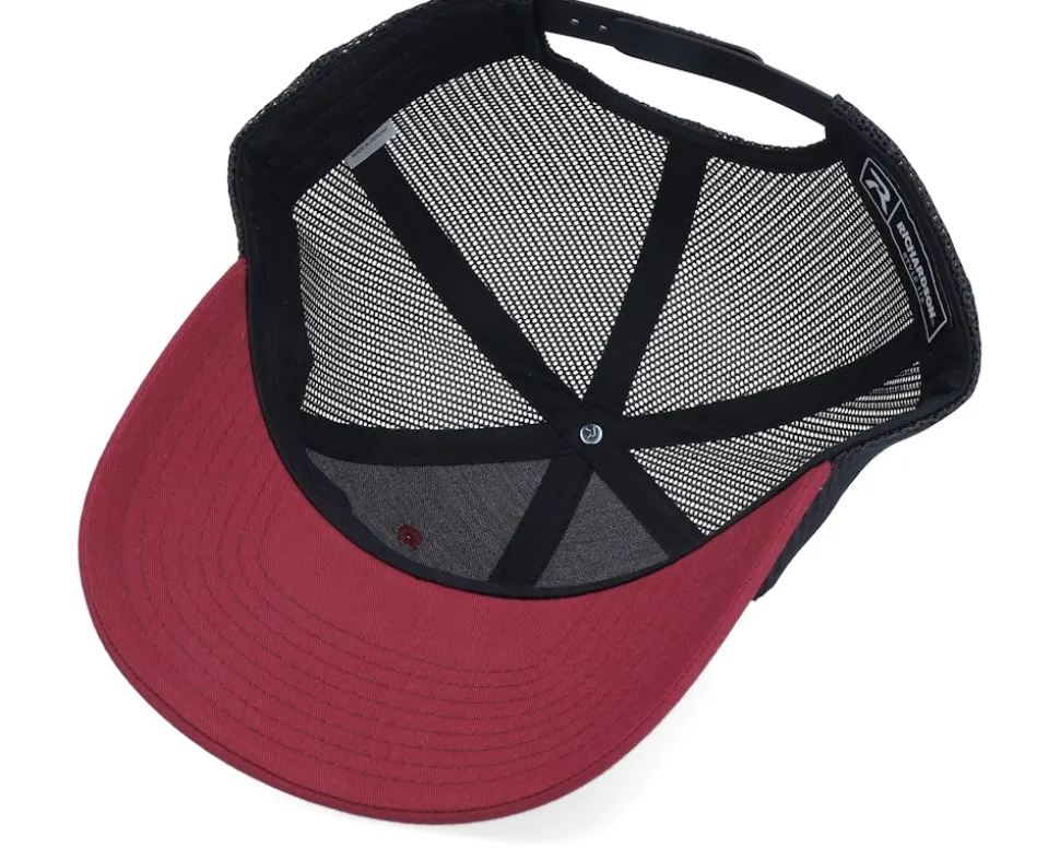 112 Split Cardinal/Black Trucker - Richardson