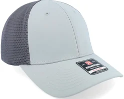 173 Split Cement Grey/Dark Charcoal R-flex Trucker - Richardson
