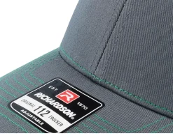 112 Split Charcoal/Kelly Trucker - Richardson