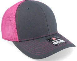 112 Split Charcoal/Neon Pink Trucker - Richardson