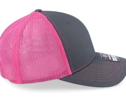 112 Split Charcoal/Neon Pink Trucker - Richardson