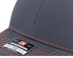 112 Split Charcoal/Orange Trucker - Richardson