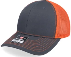 112 Split Charcoal/Orange Trucker - Richardson