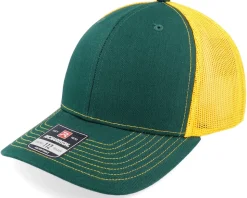 112 Split Dark Green/Gold Trucker - Richardson