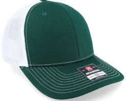 112 Split Dark Green/White Trucker - Richardson