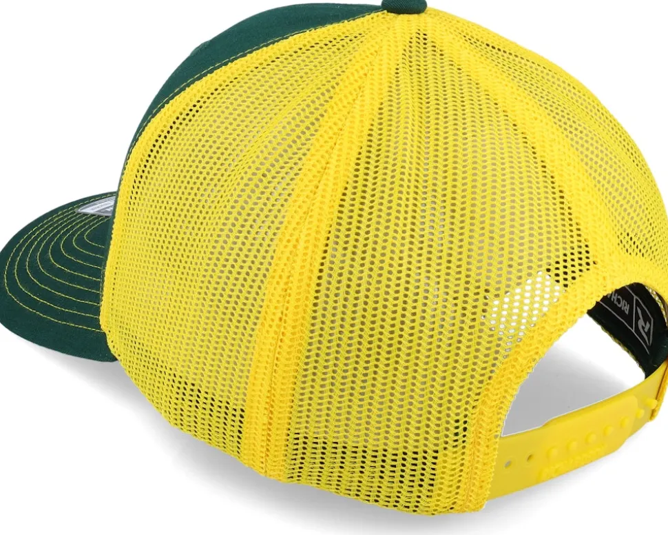 112 Split Dark Green/Yellow Trucker - Richardson