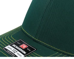 112 Split Dark Green/Yellow Trucker - Richardson