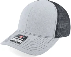 112 Split Heather Grey/Black Trucker - Richardson