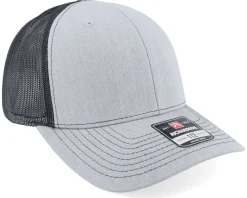 112 Split Heather Grey/Black Trucker - Richardson