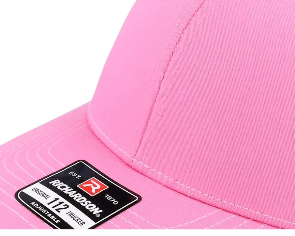 112 Split Hot Pink/White Trucker - Richardson