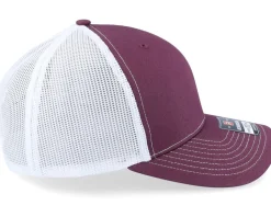 112 Split Maroon/White Trucker - Richardson
