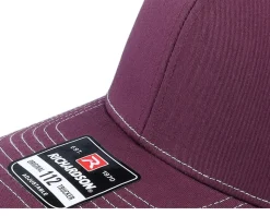 112 Split Maroon/White Trucker - Richardson
