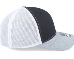 112 Tri Black/White/Heather Grey Trucker - Richardson