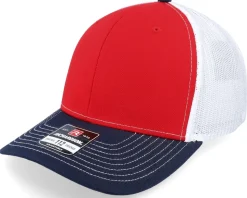 112 Tri Blue Teal/Birch/Navy Trucker - Richardson