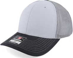 112 Tri Grey/Charcoal/Black Trucker - Richardson