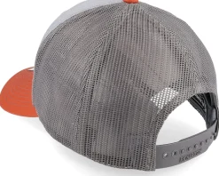 112 Tri Heather Grey/Charcoal/Dark Orange Trucker - Richardson