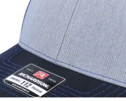 112 Tri Heather Grey/Royal/Black Trucker - Richardson