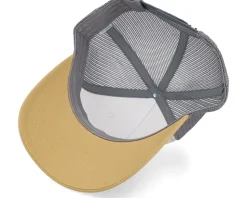 112 Tri Mink Beige/Charcoal/Amber Gold Trucker - Richardson