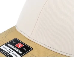 112 Tri Mink Beige/Charcoal/Amber Gold Trucker - Richardson