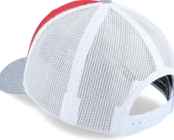 112 Tri Red/White/Heather Grey Trucker - Richardson