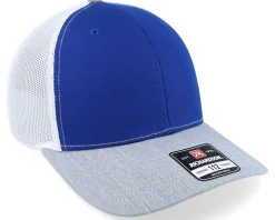 112 Tri Royal/White/Heather Grey Trucker - Richardson
