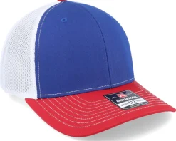 112 Tri Royal/White/Red Trucker - Richardson