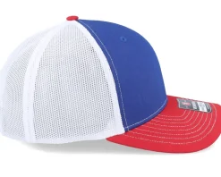 112 Tri Royal/White/Red Trucker - Richardson